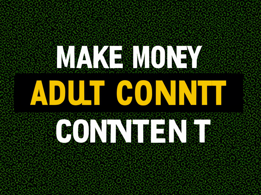 Featured image for blog post: Make Money from Adult Content: A Step-by-Step Guide
